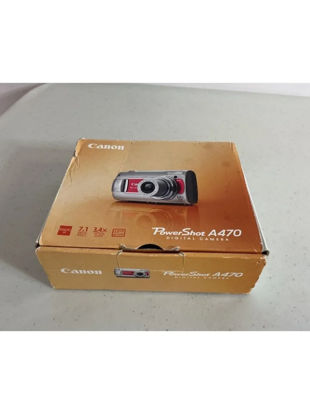 Canon Digital Camera PowerShot A470 7.1MP Silver Works Tested SD Card